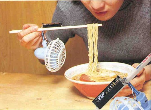 Invezione per raffreddare gli spaghetti bollenti