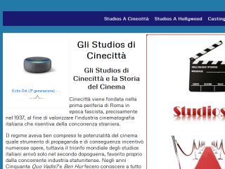 Gli Studios di Cinecittà