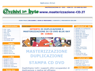 masterizzazione e duplicazione cd rom