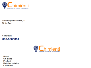 Chimienti forniture elettriche ingrosso dettaglio Bari