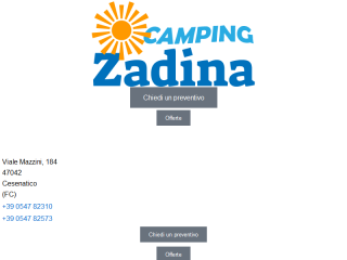 Camping Zadina - Camping Cesenatico - Campeggio Zadina Cesenatico - Ri