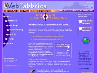 -WebFabbrica - realizzazione e promozione siti web, anche in inglese