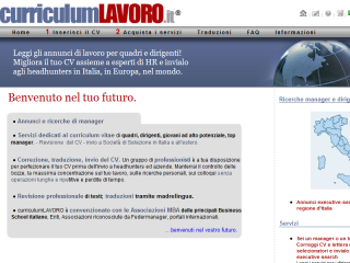 curriculumLAVORO.it - il tuo CV direttamente agli Head Hunters!