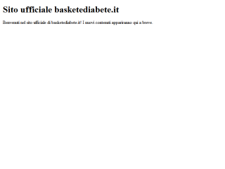 basket e diabete