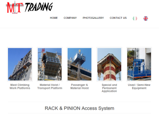 MT Trading realizes and sells tower cranes, aluminum scaffoldings