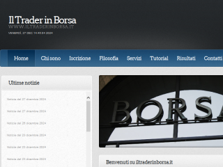 Il trader in borsa