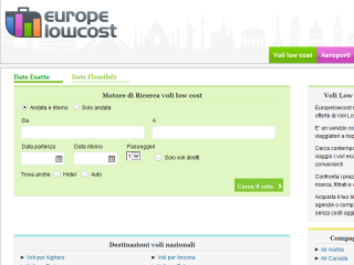 Europelowcost  Voli Low Cost 