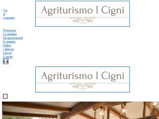 Agriturismo I Cigni è aperto tutto l´anno con appartamenti, casali, vi