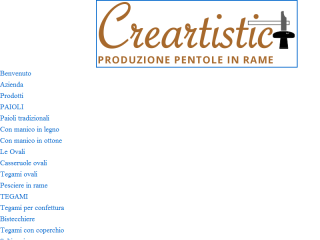 Creartistic- Produzione e vendita pentole e paioli in rame-