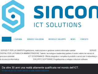 Sincon scarl - L´informatica a Taranto