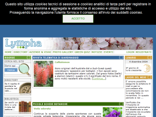 Lympha.Net - Rivista telematica di giardinaggio