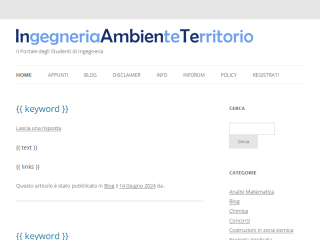 InAmbienTe.it - Il primo portale per gli studenti di Ingegneria