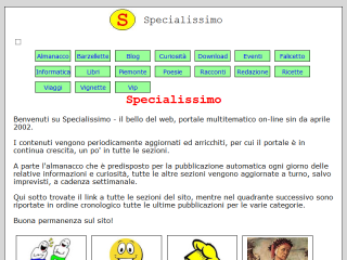 Specialissimo, il bello del Web