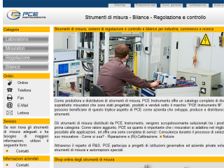 PCE ITALIA - Strumenti di misura e bilance