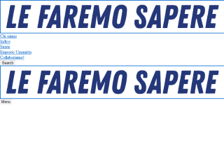 Le Faremo Sapere