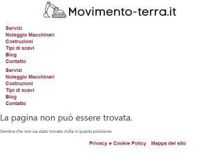 Movimento Terra - Scavi e sbancamenti