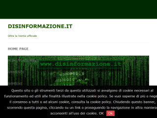 www.disinformazione.it Oltre la verità ufficiale