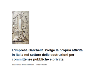 Costruzioni - Impresa Carchella Spa