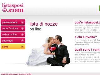 Lista nozze on line