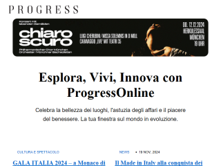 Progress - Portale d`informazione Online