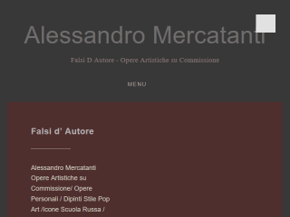 Alessandro Mercatanti Falsi D`Autore