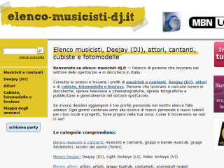 Elenco musicisti, Deejay (DJ), attori, cantanti, cubiste e fotomodelle