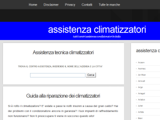 Assistenza climatizzatori