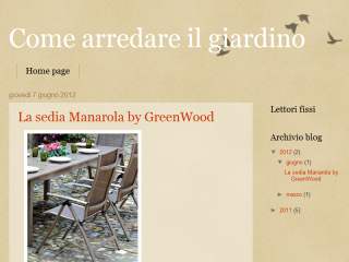 Consigli per l`arredamento giardino