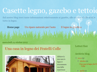 Blog casette in legno