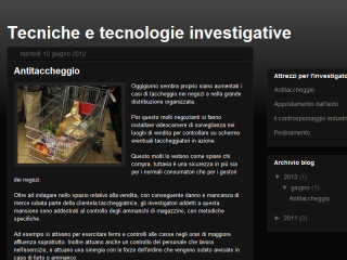 Blog tecniche investigative