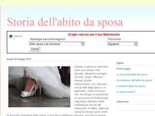 Abito da sposa storia