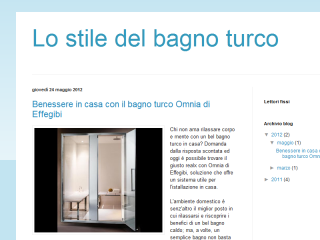 Blog bagni turchi