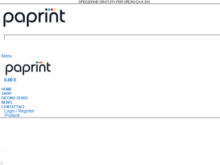 PAPRINT tipografia on line - stampiamo il tuo mondo