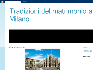 Tradizioni matrimoniali Milano