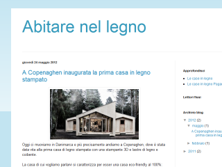 Blog casa in legno