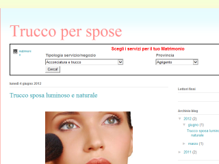 Blog trucco per spose