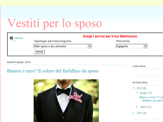 Blog vestito cerimonia sposo