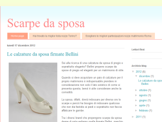 Blog calzature eleganti sposa