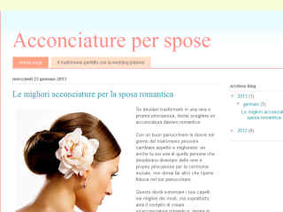 Blog acconciature sposa