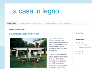 Blog case legno