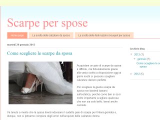 Blog scarpe sposa