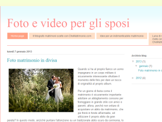 Blog foto sposi