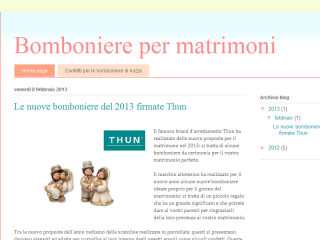 Blog bomboniera per matrimoni