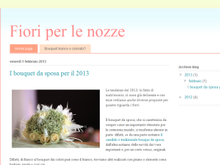 Blog bouquet per sposa