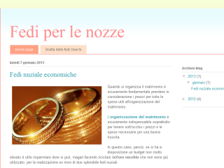 Blog modelli anelli matrimonio