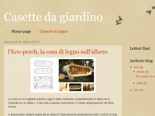 Blog box auto in legno