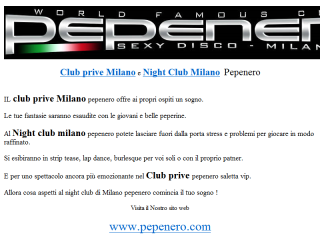 Club prive Milano – Night Club Milano . Pepenero